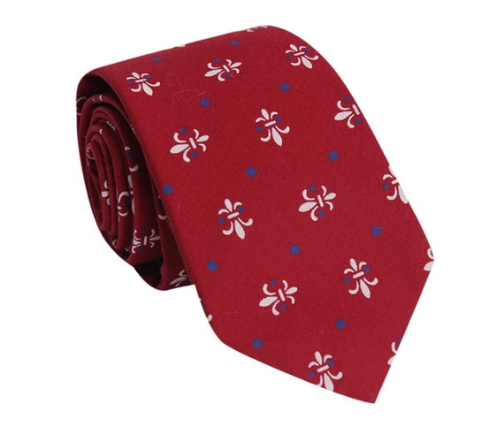 fleur de lis mens tie