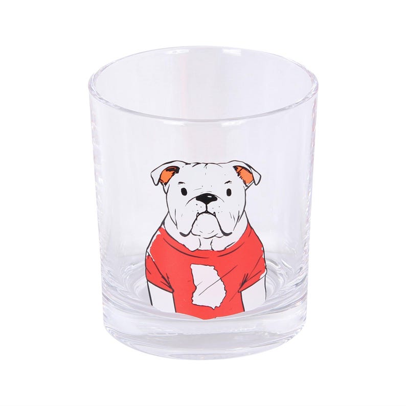 Barrel Down South Bulldog Rocks Glass - Thumbnail 2