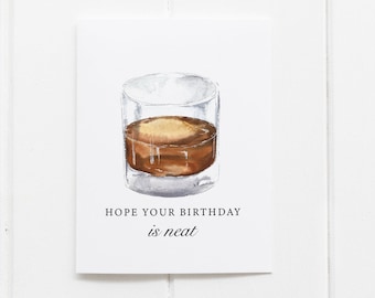Bourbon-Whiskey-Geburtstagskarte – Grußkarte für den Ehemann – Grußkarte für den Freund – Bourbon-Geschenk – Kentucky Bourbon