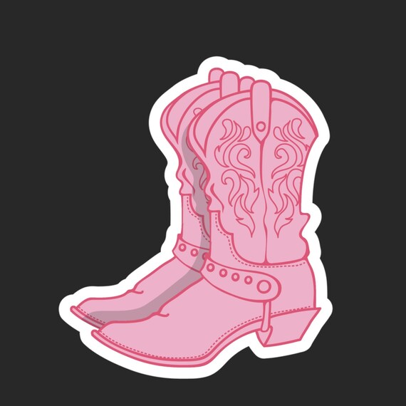 Pink Boot Sticker Dolly Parton Funny Stickers Dolly - Etsy