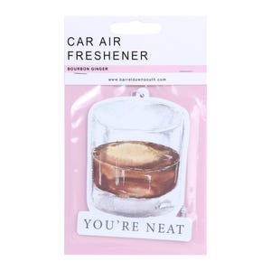 You're Neat Bourbon Whiskey Car Air Freshener - Bourbon - Air Freshener - Boyfriend Gifts - Husband Gift - Bourbon Whiskey - Valentines Day