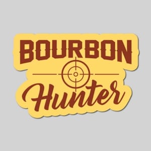 Bourbon Jäger Aufkleber - Bourbon - Kentucky Bourbon - Whisky Aufkleber - Grüße - Kentucky - Bourbon Whisky - Bourbon Jäger - Jäger
