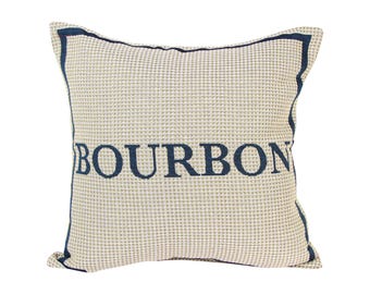 Bourbon Word Pillow - Bourbon Lovers - Gift Ideas - Whiskey Gifts - Husband Gift - Boyfriend Presents - Home Decor - Bar Gift - Birthday
