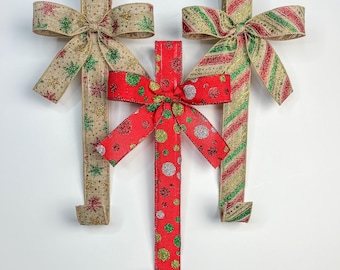 Christmas Door Wreath Hanger, 14” Metal Door Wreath Hanger, Wreath Hook, Hanger for Wreaths, Christmas Decor, Handmade Wreath Hanger