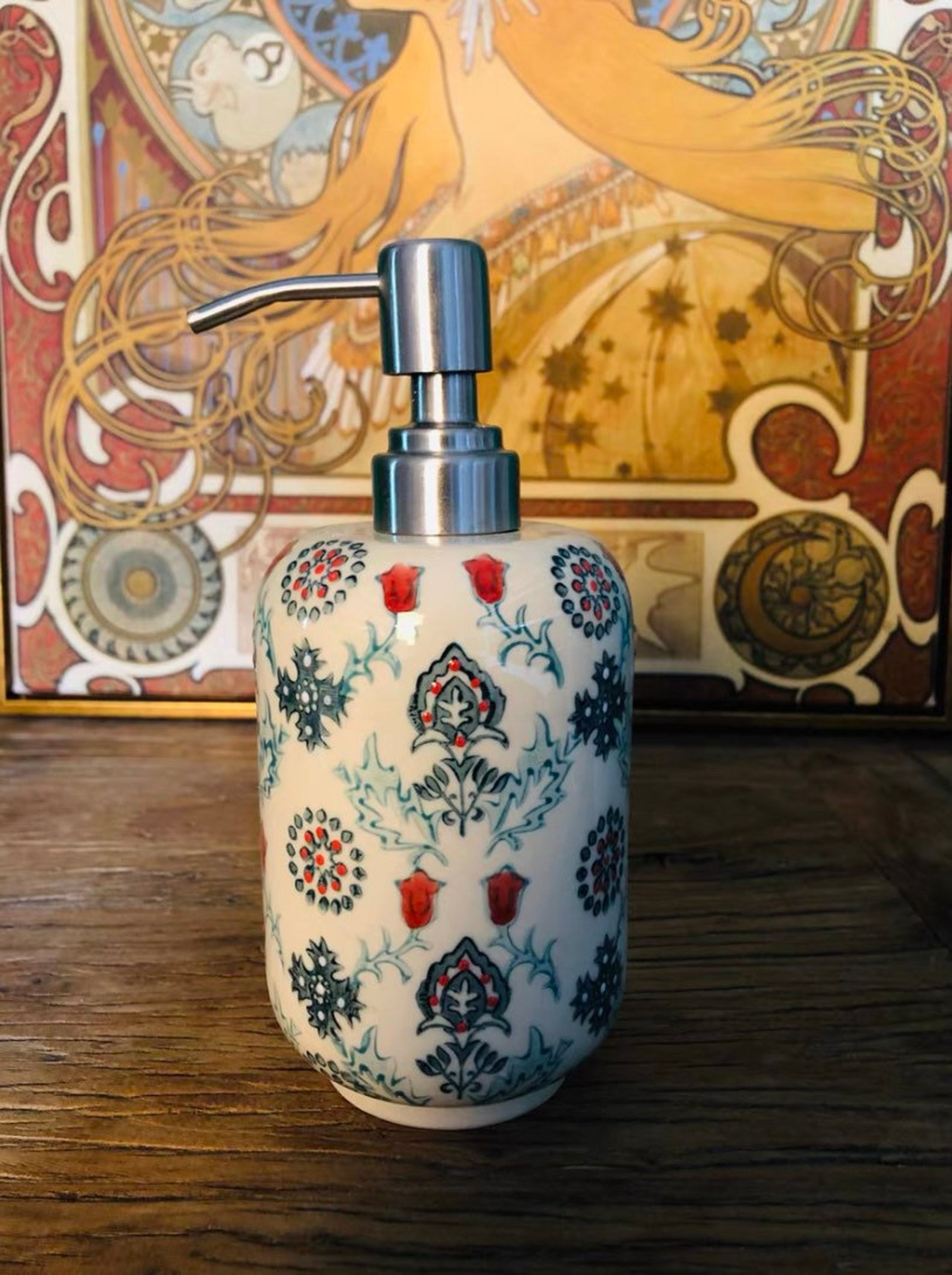 spanish style soap dispenser