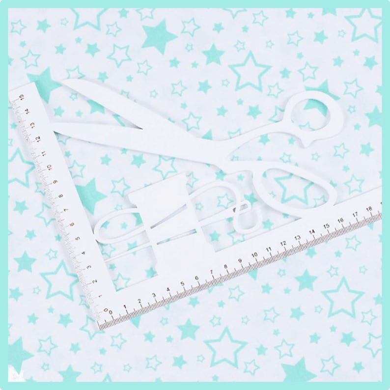Fabric quilting Apparel fabric Cotton stars fabric for kids Patchwork Cotton fabric Green stars by half yard Diy Home Decor Craft