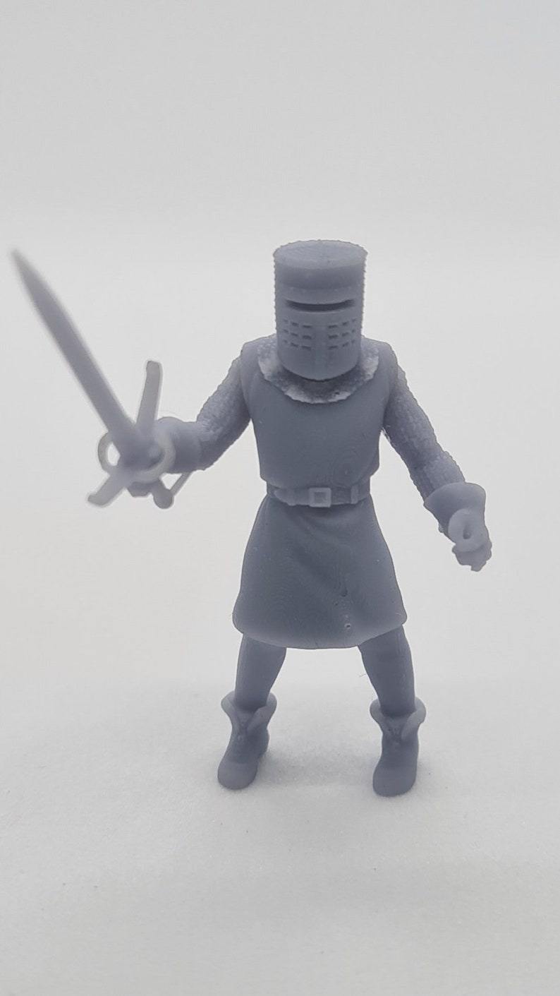 Monty Python Miniatures Inc Detachable Black Knight for | Etsy