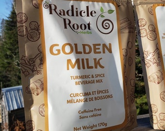 Golden Milk Turmeric Latte Mix: Organic Spiced Beverage Blend
