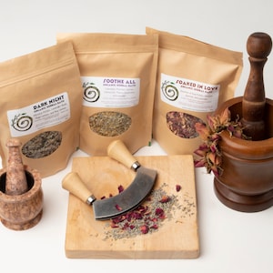 Organic Herbal Bath Teas, Bath Blend, Brew a Bath, Herbal Bath