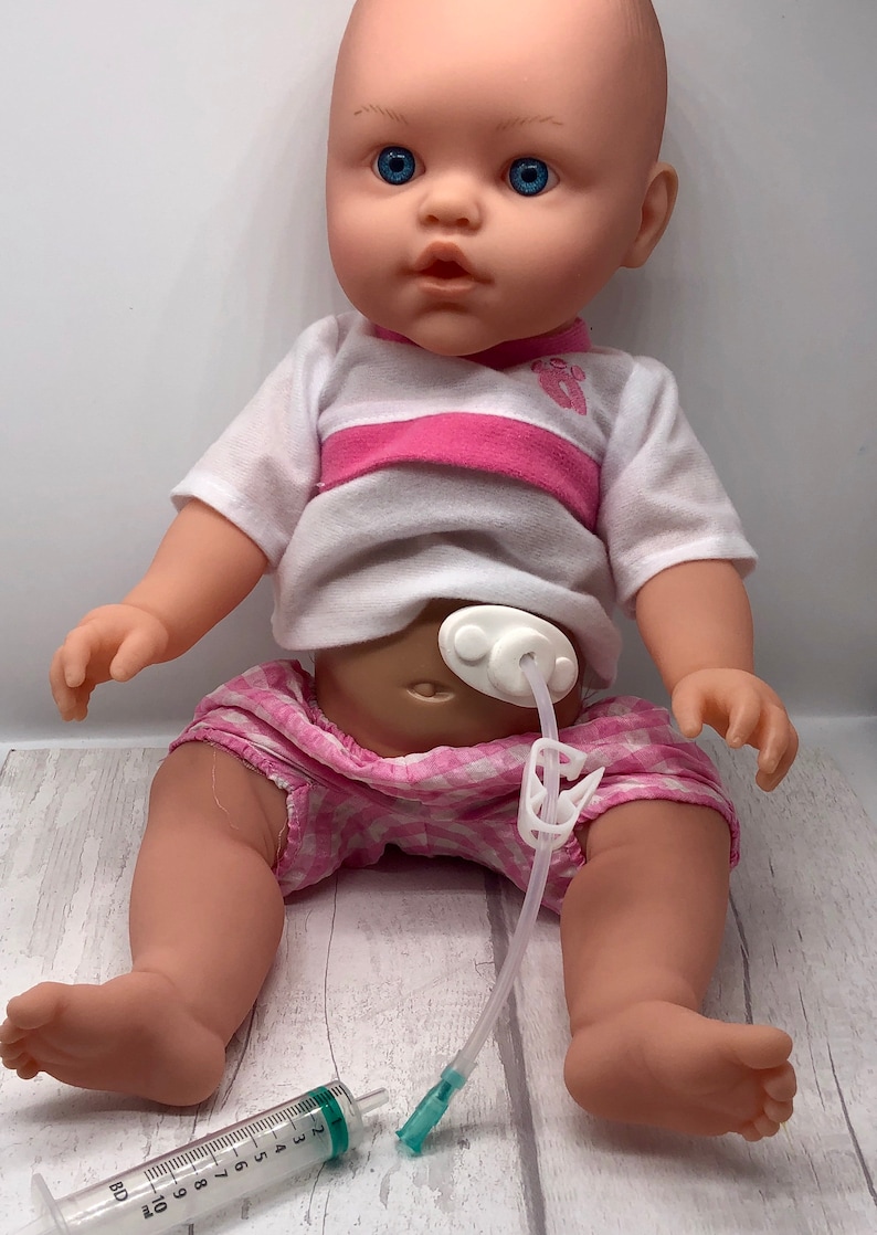 One Doll with Handmade PEG Feeding Tube. Etsy