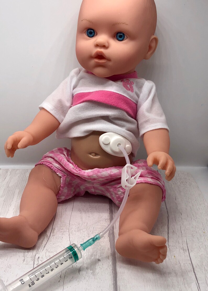 One Doll with Handmade PEG Feeding Tube. Etsy