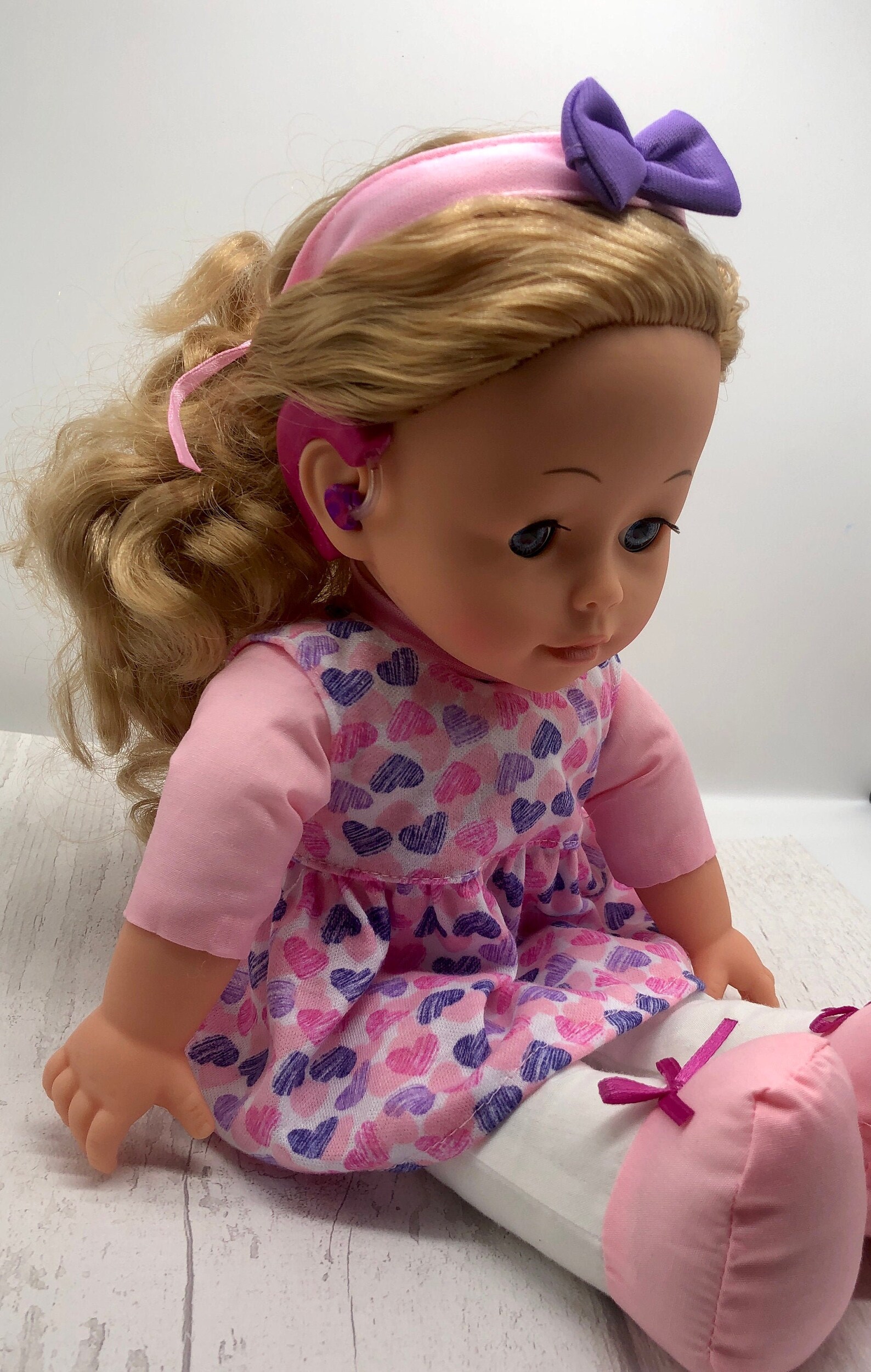 Toddler Doll with Hearing Aids Etsy