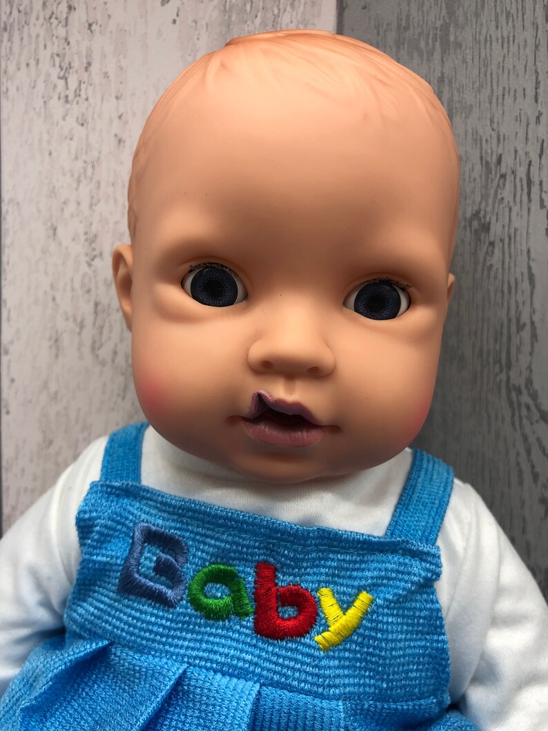 Cleft Lip Doll Pink Clothing Custom Made Add Hearing Aids Etsy