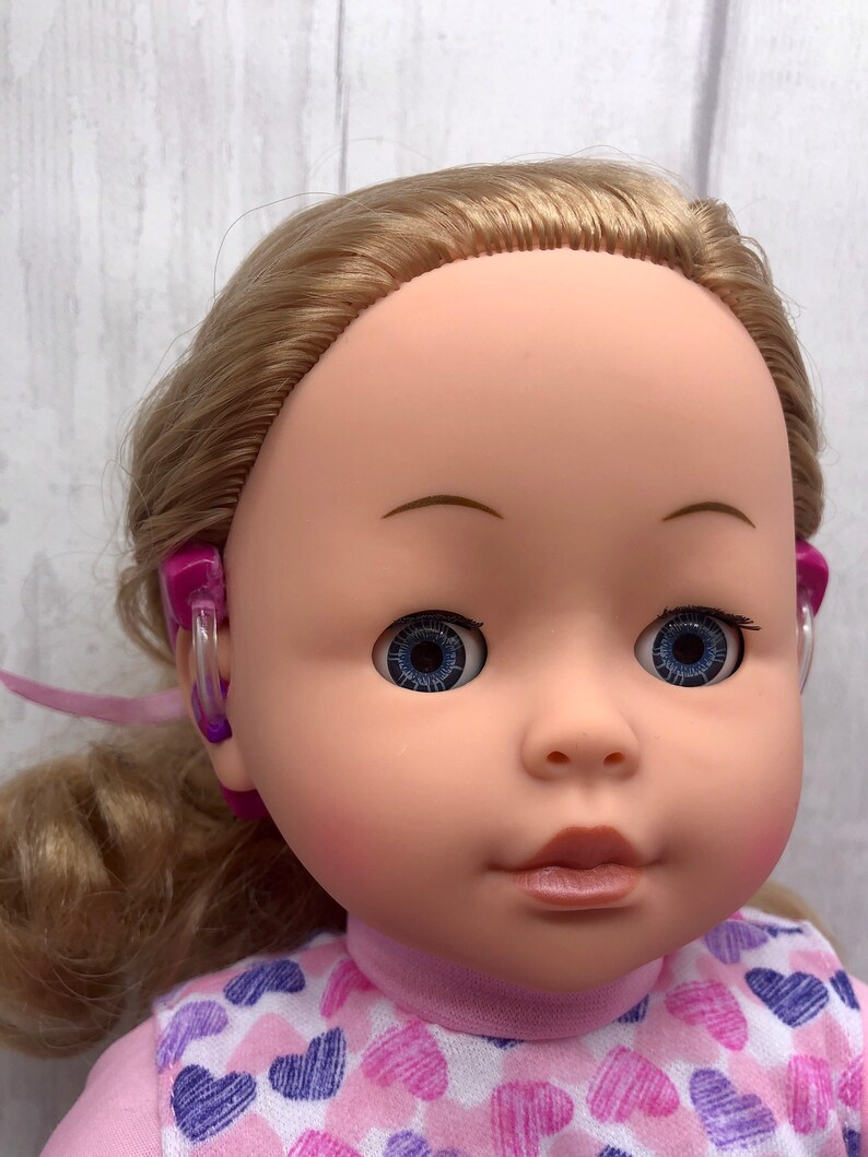 Toddler Doll with Hearing Aids Etsy