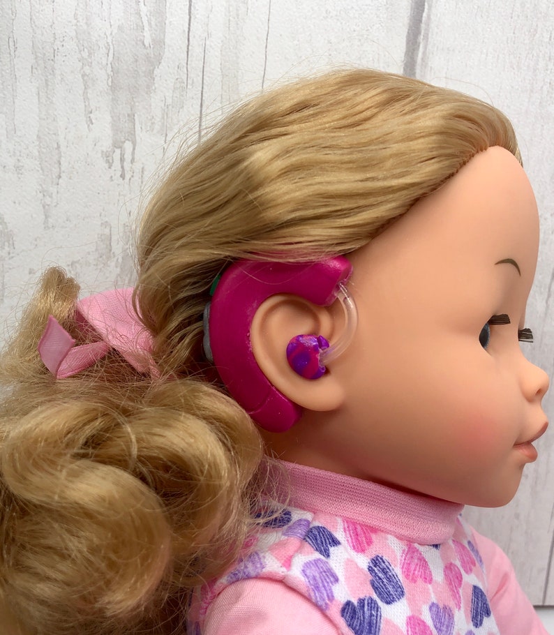 Toddler Doll with Hearing Aids Etsy
