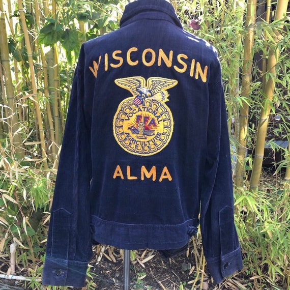 VINTAGE WISCONSIN Corduroy Rockabilly Jacket