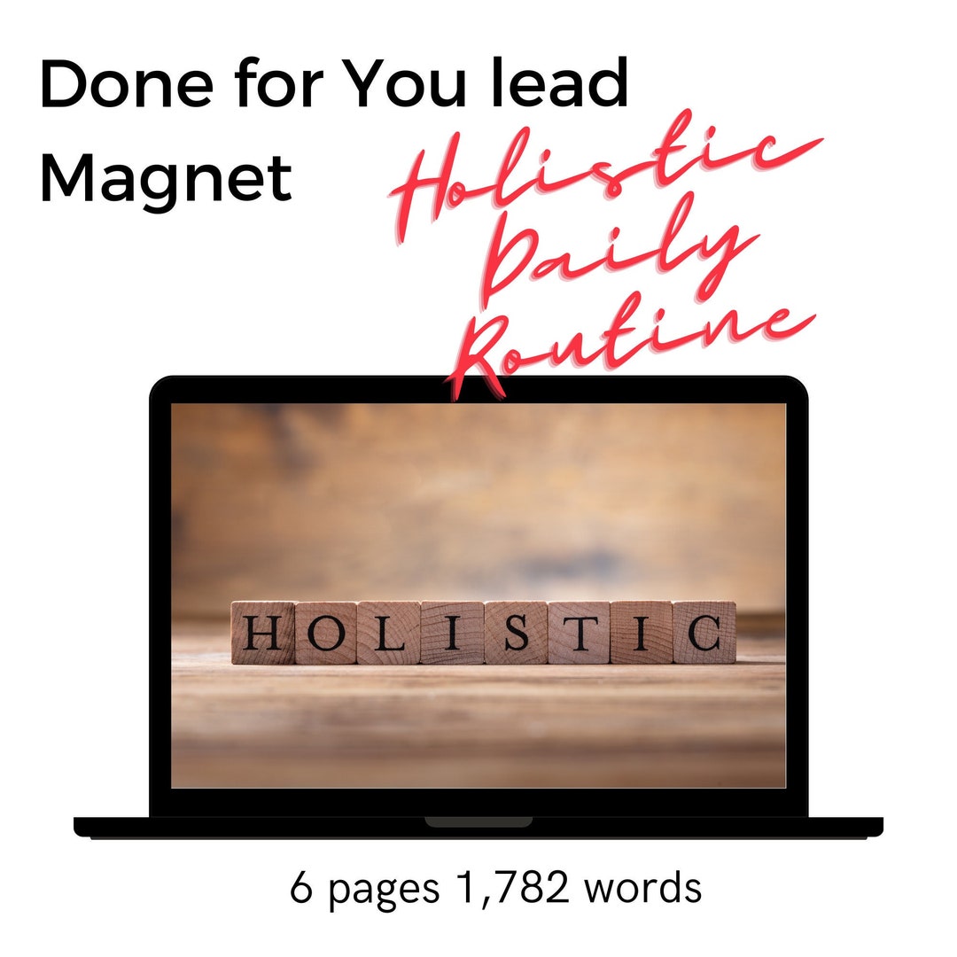 DONE FOR YOU Lead Magnet Editable Canva Template Wellness Health ...