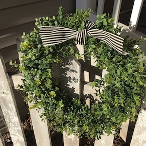 Boxwood wreath