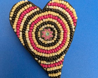 Heart Brooch "Joy"