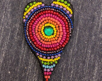 Heart Brooch "Embrace"