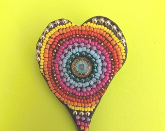 Heart Brooch "Eros"
