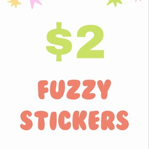 Fuzzy Sticker