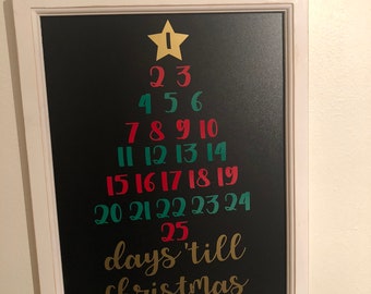 December calendar | Etsy