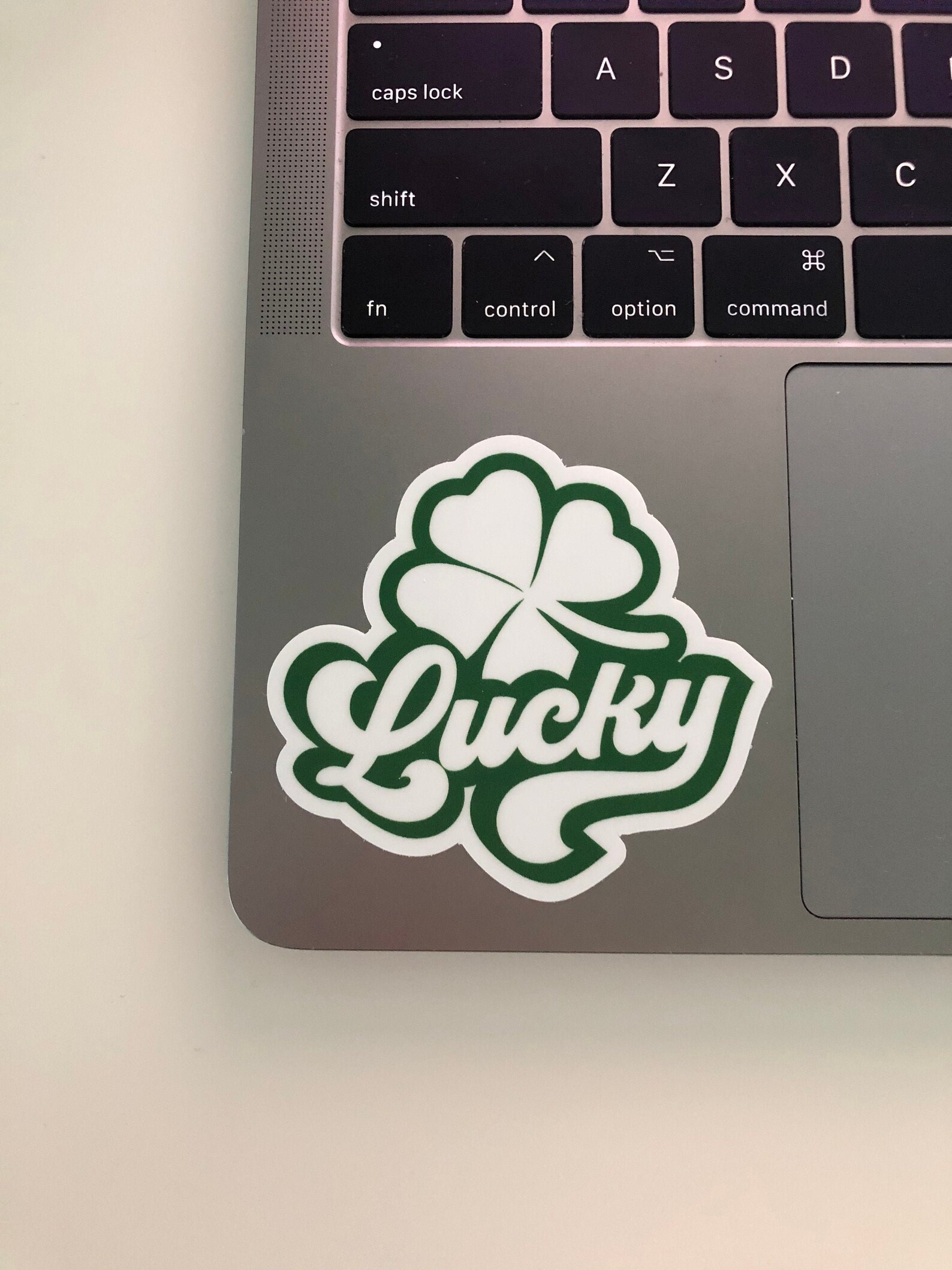Lucky Sticker Shamrock Sticker Waterproof Sticker Laptop Etsy