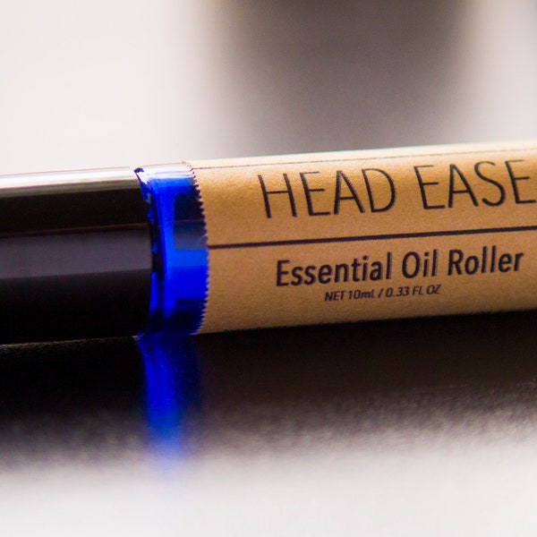 Essential Oil Roller for Headache Relief (Mint, Chamomile, Lavender)