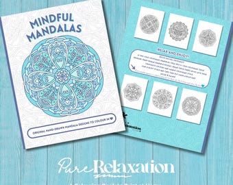 Mindful Mandalas: Adult Coloring Pages (Digital Download)
