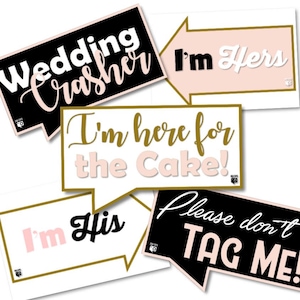 DIGITAL Wedding Photo Booth Props Wedding Photo Props Wedding Photo Booth Signs Photo Booth Wedding Rustic Wedding Signs Wedding Props