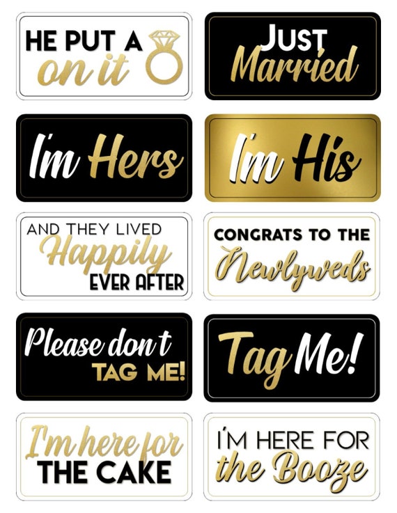 wedding signs for photo booth