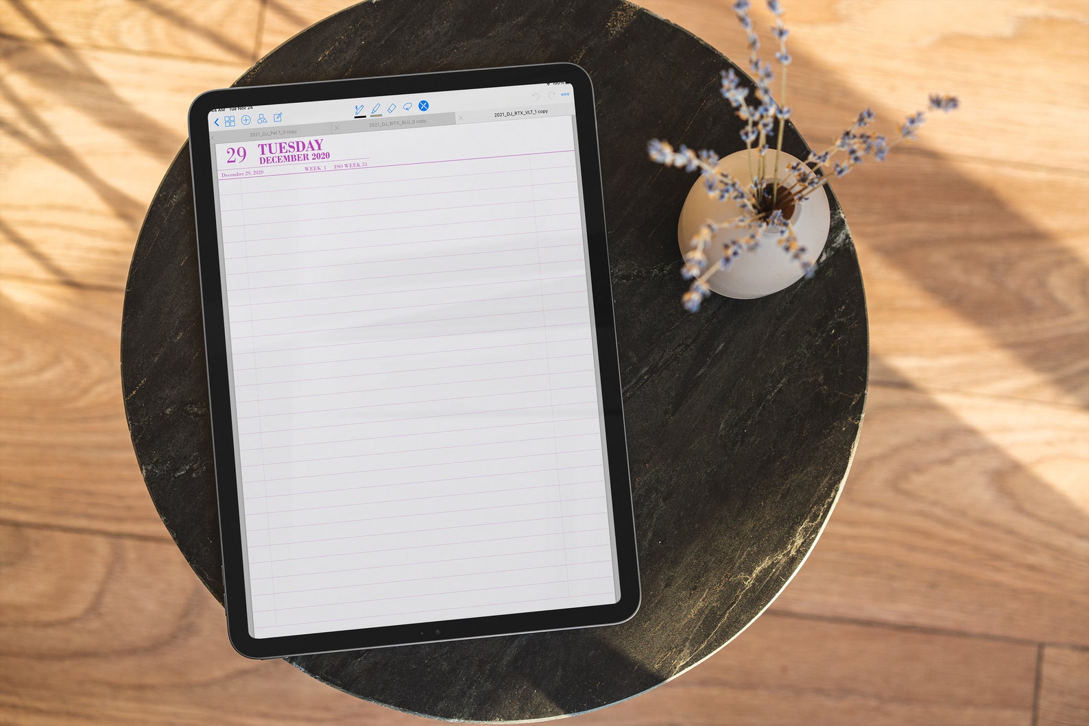 Noteshelf 2 Planner 2021 Digital Planner Surface Pro Planner Etsy