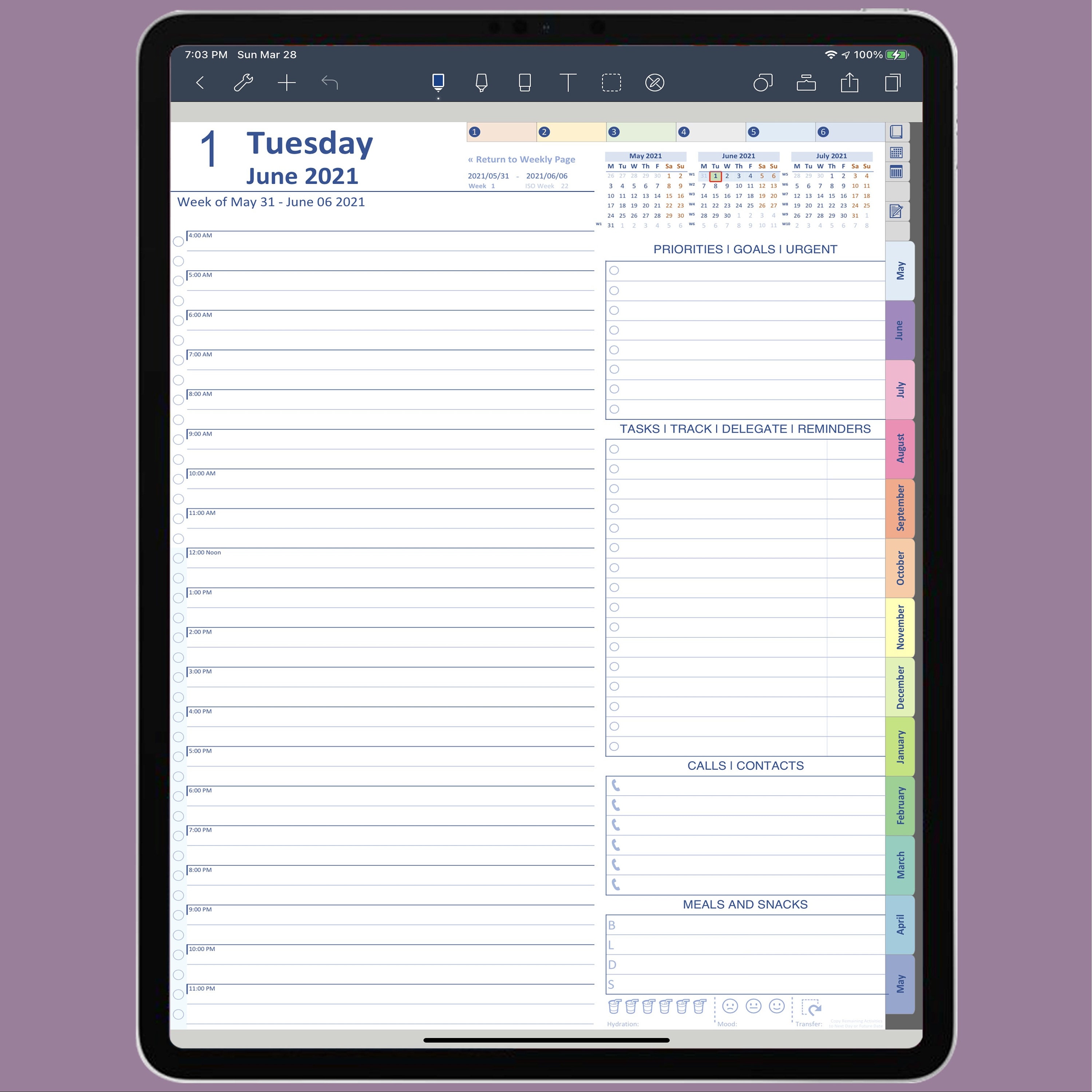 planner for notability