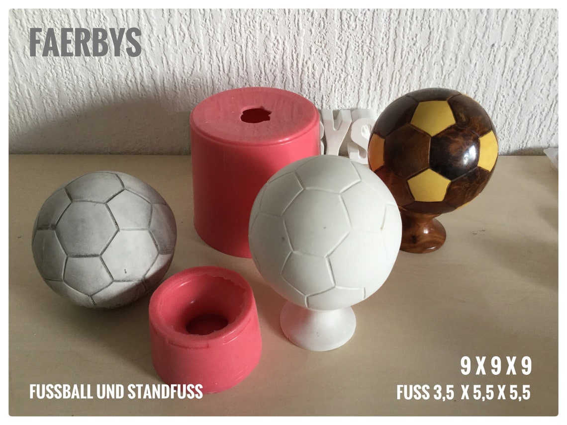 Football silicone mold for concrete or candles Etsy