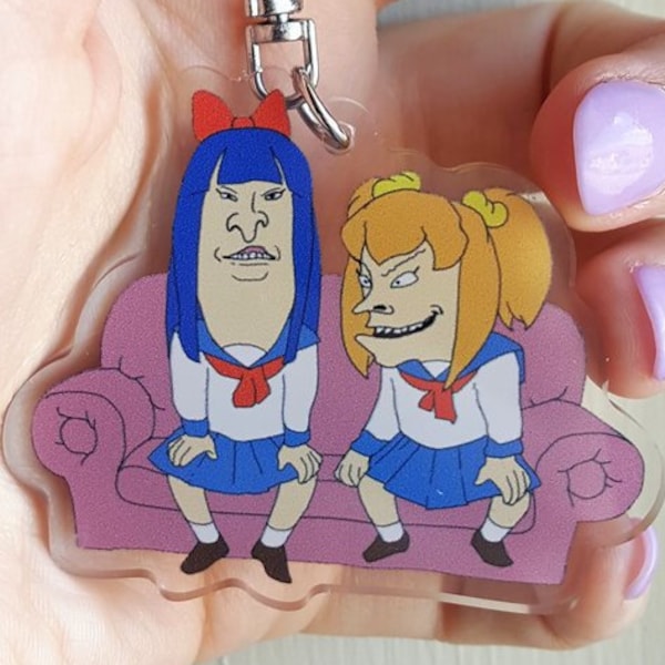 Pop Team Butthead Acrylic Charm Keychain