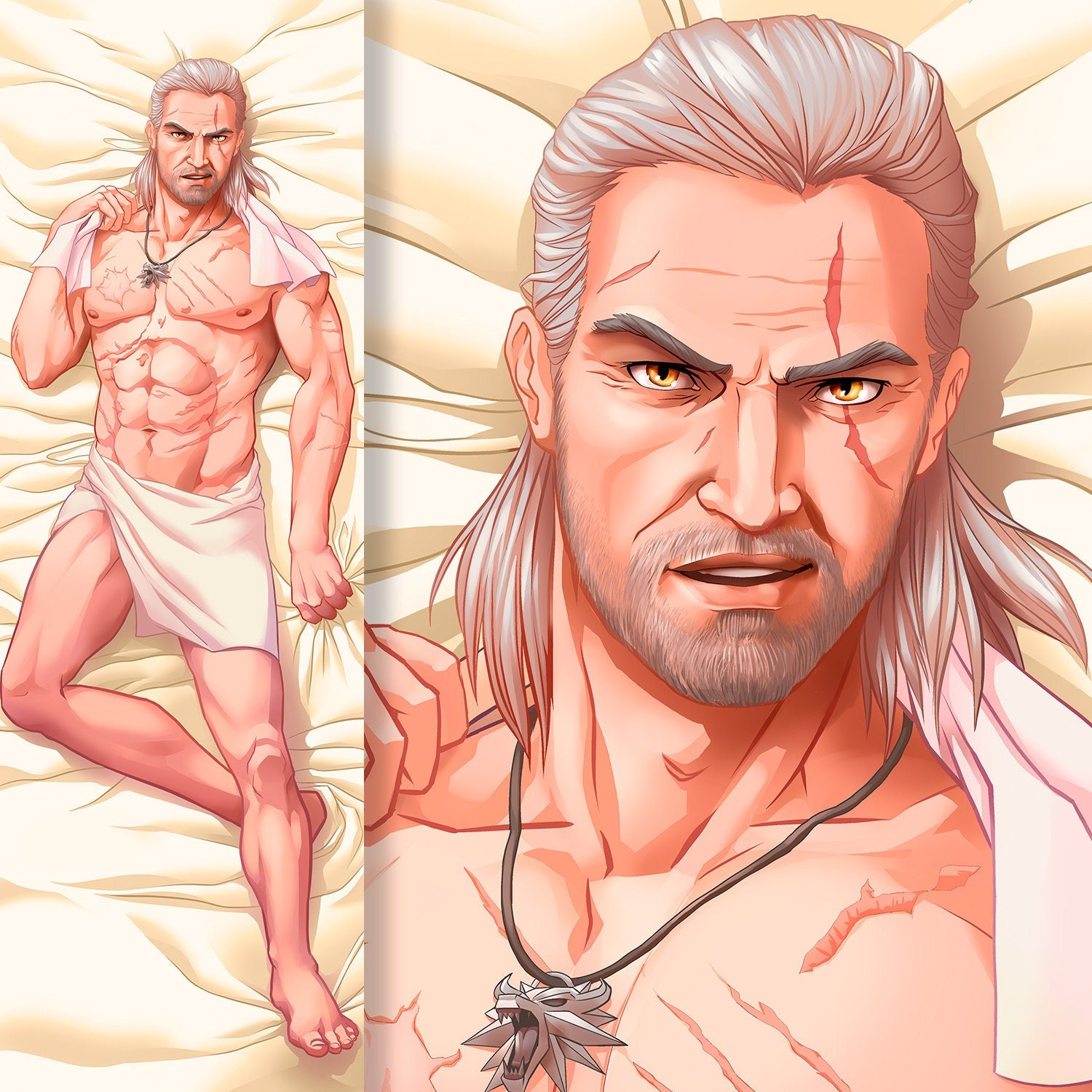  UTF4C Anime Modaozushi Masculino Dakimakura Abrazando – Cosplay  Personaje Cuerpo Almohada Almohada Almohada Algodón Material Impreso en  ambos lados de diferentes Patrones 20 x 54 : Hogar y Cocina