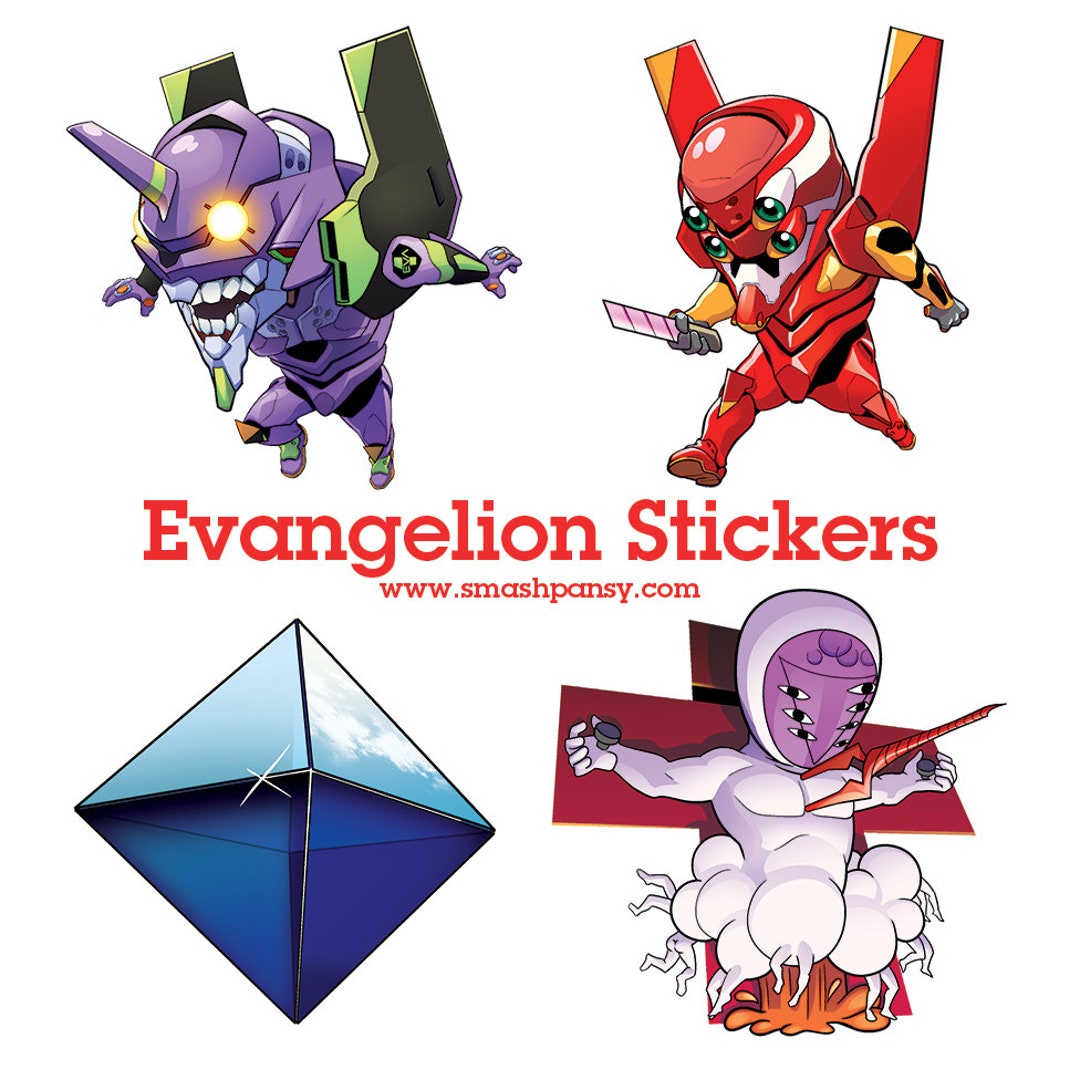 Everon Stickers Evangelion Stickers - Etsy