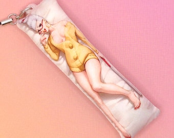 Granny Ayase Mini Dakimakura Keychain