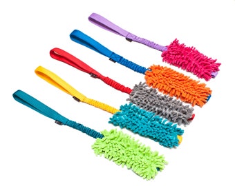 Sirius | Mop Toy | Bungee Tug Toy | Toys for Dogs | Dog Training | Long Mop Toy | Durable Tug Toy | Colorful Toy | Bungee Flexible Handle |