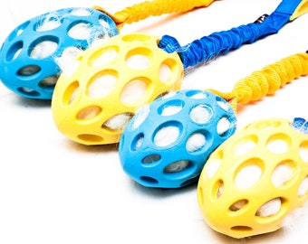 Sirius /Regalo para perro / Bungee Tug Toy / Juguetes para perros / Adiestramiento de perros / Pelota de goma / Fútbol / Juguete colorido / Manija flexible / Pelota Aport