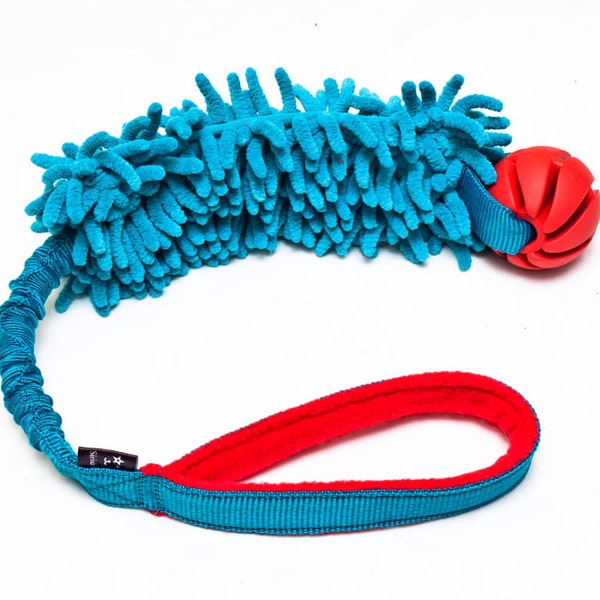 Sirius spiral mopSirius | Mop Toy | Bungee Tug Toy | Toys for Dogs | Dog Training | Mop Ring | Durable Tug Toy | Colorful Toy |