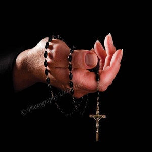 Rosary, Religious, Catholic, Cross, Crucifix, Fine Art Photography, Print