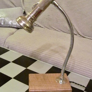Unique Upcycled Vintage Torch desk Lamp.