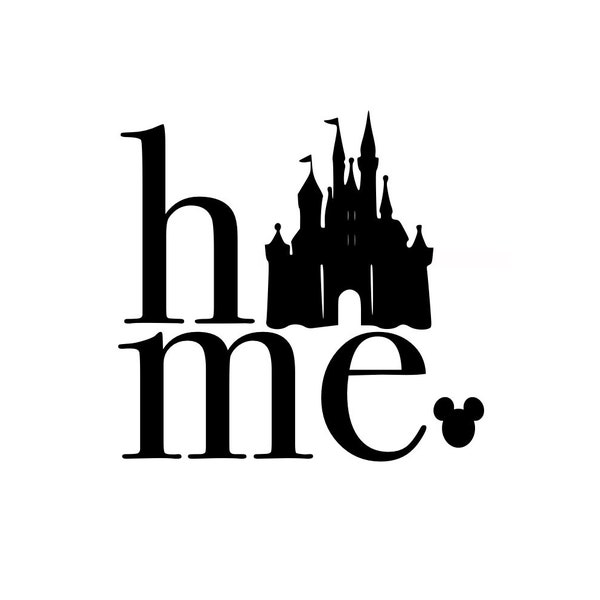 Disney SVG - Disney Home SVG - Disney-Schloss Svg - Disney - Disney Shirt Svg - Datei Svg-Dateien für die Cricut geschnitten