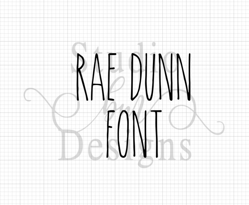 Rae Dunn Font Free