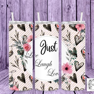 Live,Laugh.Love Personalized Tumbler, Valentines Day Gift for Her, Gift for Girlfriend, Valentines Day Gift for Wife