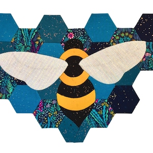 EPP Abeille - Motif d&#39;assemblage de papier en anglais, motif de courtepointe