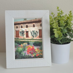 Opera d'arte di Granada, Spagna - Acquerello dell'Alhambra - Ricordo di viaggio - Souvenir della Spagna - Pittura ad acquerello dell'Alhambra e del Generalife