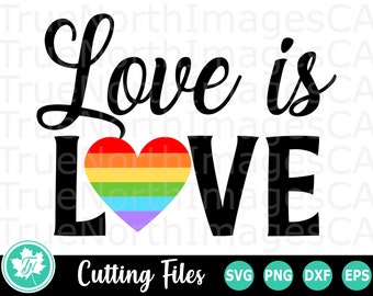 Love Is Love Svg Etsy
